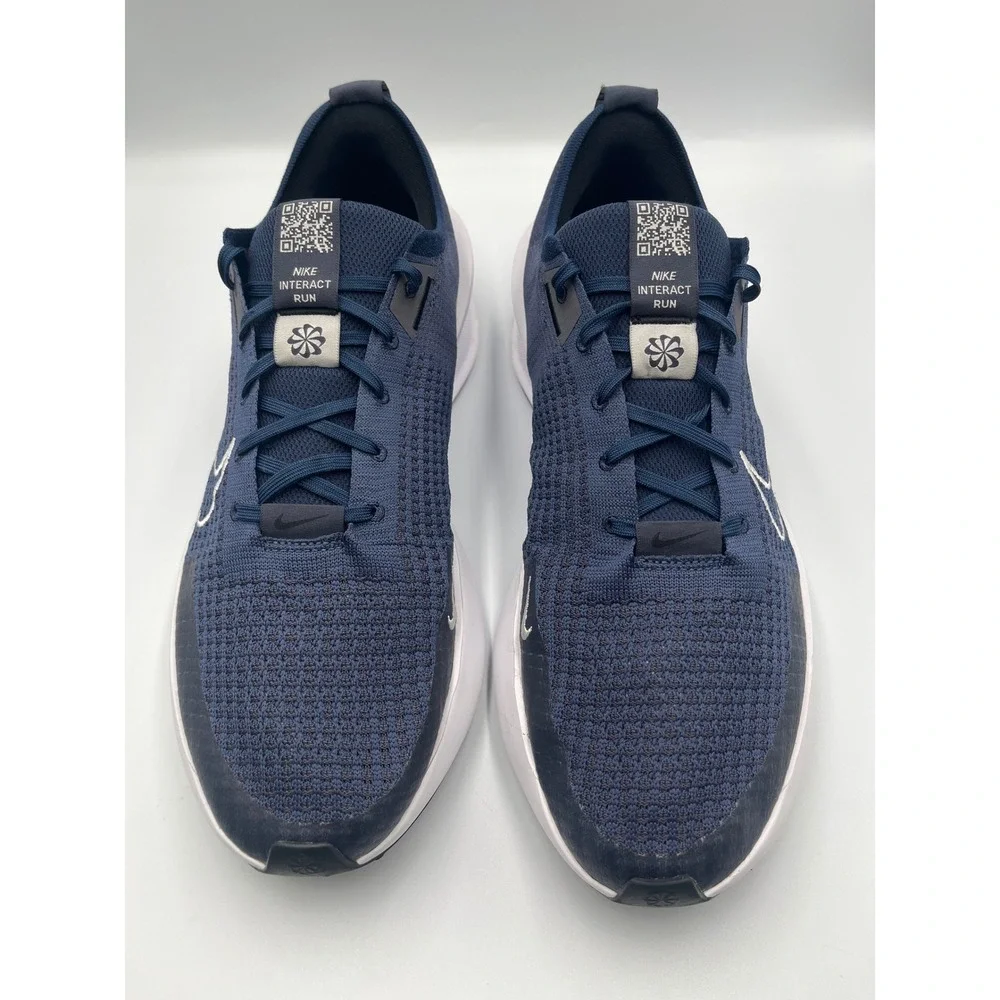 Nike Interact Run FD2291-402 Mens 15 College Navy White Running‎ Shoes